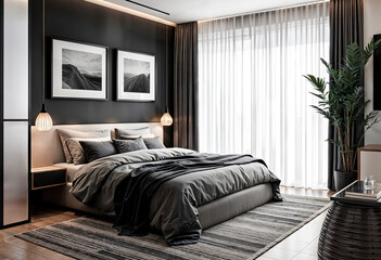 modern bedroom interior