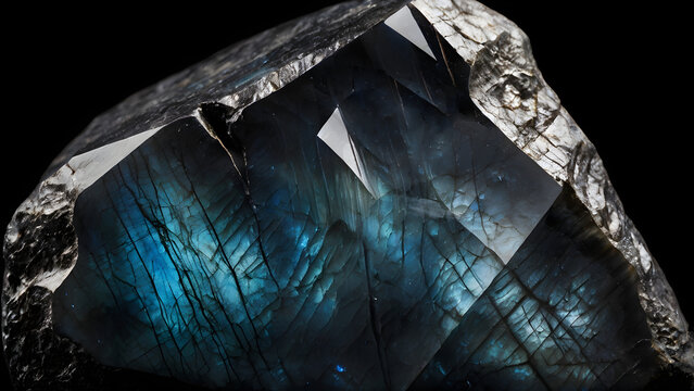 labradorite brute | gros plan