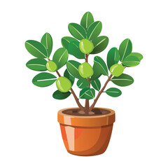 Potted Houseplant Simple Design