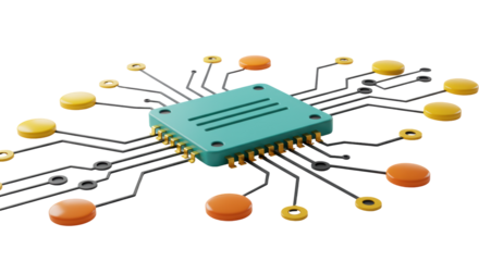 Isolated Computer Chip