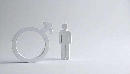 Minimalist Human Connection Symbol Design