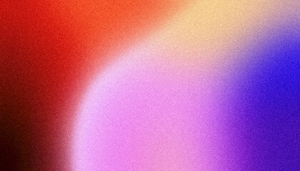 Vibrant Pink and Red Gradient Abstract Background with Grain Texture