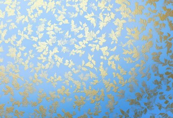 Blue and Gold Glitter Texture Background