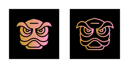 Nian Monster Icon Design