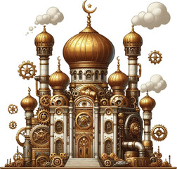 Obraz premium unique mosque in the earth
