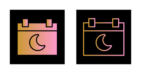 Lunar Calendar Icon Design