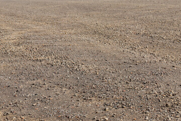 close up of gravel road