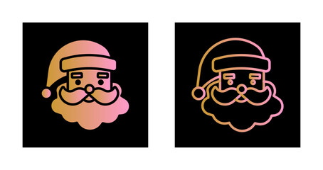 Santa Claus Icon Design