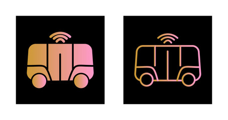 Shuttle Service Icon Design