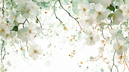 Delikatny wzór kwiatowy tekstura, na jasnym tle, tło dla projektu