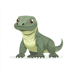 Fototapeta premium a cute small Komodo