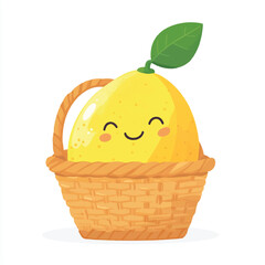 a cute Lemon on basket