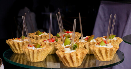 cake, food, chocolate, fruit, snack, tasty