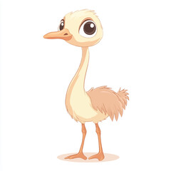 Fototapeta premium a cute Ostrich