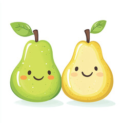 a cute Pear fruits