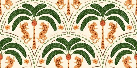 seamless pattern with flowers