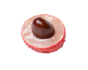 Lychee on white