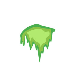 green swamp moss vector illustration