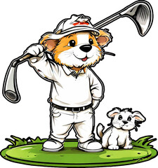 dog playing with a ball