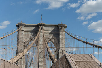 The Brooklyn Bridge is one of the most iconic architectural works of art in the world
