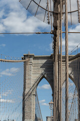 The Brooklyn Bridge is one of the most iconic architectural works of art in the world