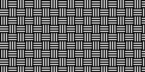 Minimal line Seamless geometric pattern with shapes. Decoration and maze ornament square wall tile.	