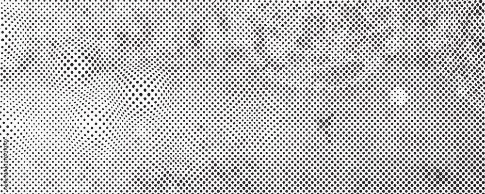 Aufkleber grunge dot background. halftone twisted grunge pattern design