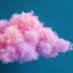 Fototapeta premium Dreamy Hues: A 3D Cloud Study