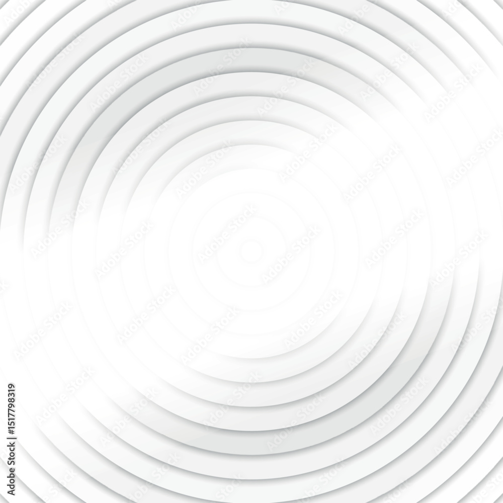 Poster abstract white light background with round texture composition. minimalist design