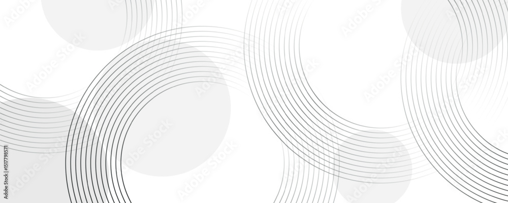 Poster abstract background gray circle neomorphism, design element