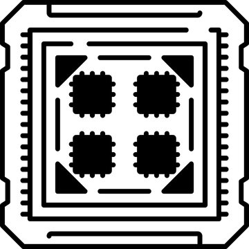 Multi-Core Processor Icon