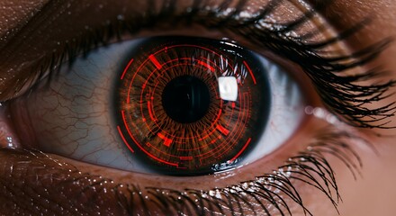 Cybernetic Iris: Digital Eye Render