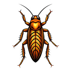 vector illustration of a bug