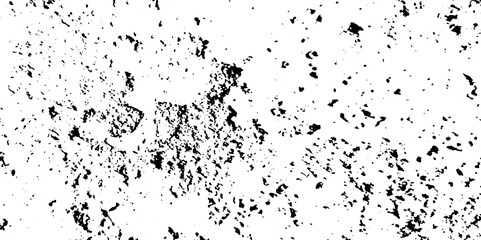 Dust overlay distress grungy effect paint. Black and white grunge seamless texture. Dust and scratches grain texture on white and black background.	