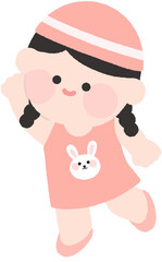 여름 휴가 수영복 어린이 수영복 비치발리볼 하는 수영복 입은 남자 어린이 일러스트