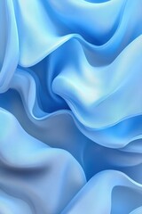 Soft, flowing light blue fabric with gentle waves and subtle highlights, creating a luxurious and elegant texture