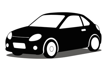 car silhouette logo icon vector illustrations on white background.