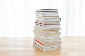stack of books