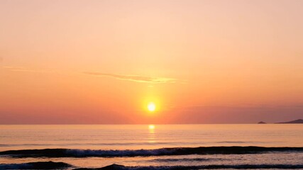 sunset on the beach - Powered by Adobe