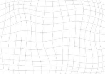 Distorted Grid Line Background, Abstract Warped Mesh Pattern for Modern Digital Design.