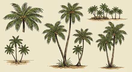 Palm Grove Sketches