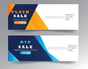 sale banner template design, big sale, flash sale. modern banner design.