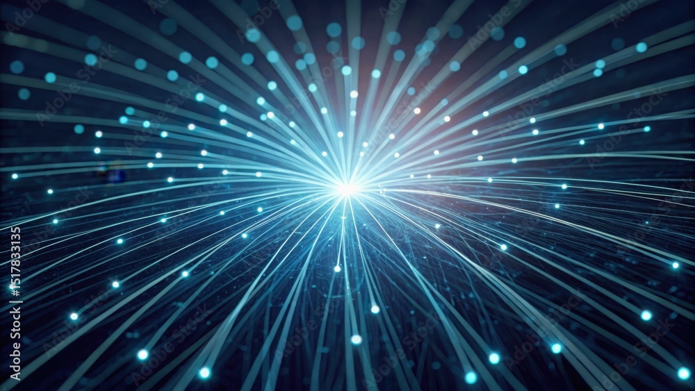 Poster Light Particles in Motion with Gigapixel Detail and Standard Quality