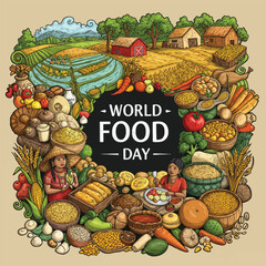 Food Safety Day (WFSD) celebrated on 7 June every year, aims to draw attention and inspire action to help prevent, detect and manage foodborne risks. Vector illustration.