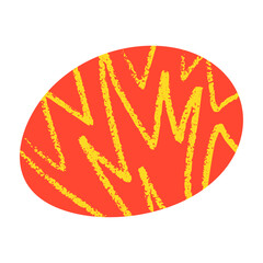 Obraz premium Abstract paper cutout shapes, organic geometric elements art style, modern graphic collage design. Flat vector illustration isolated on white background.