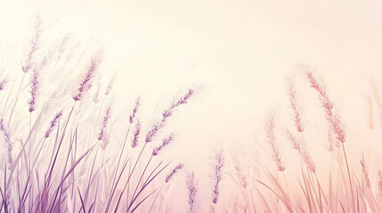 Fototapeta premium Pastel Lavender Field Background