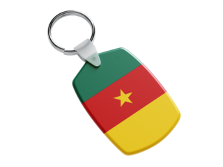 Cameroon Flag Keychain