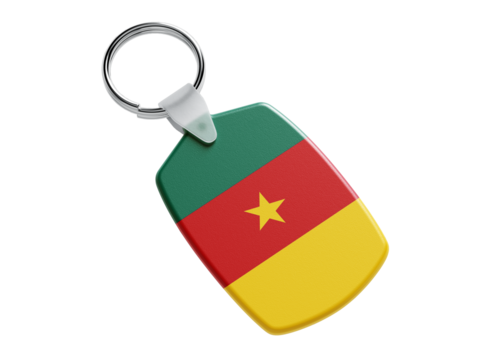 Cameroon Flag Keychain
