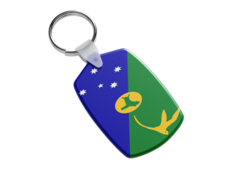 Christmas Island Flag keychain 