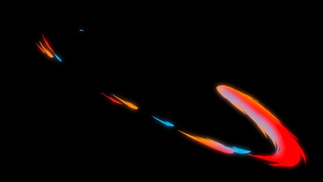 Colorful Anime Cartoon Animated Overlay